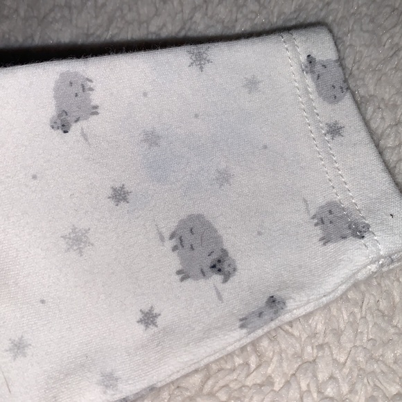 Janie and Jack Ivory Lambs Bodysuit Onesie GUC 6-12M - Picture 9 of 10